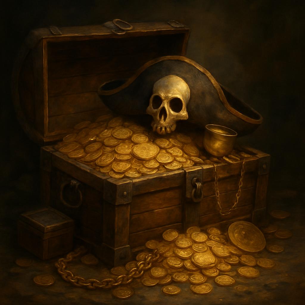 The alt text for the image reads: Pirate's Treasure Chest.
